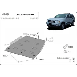 Stalowa osłona skrzyni biegów Jeep Grand Cherokee III - WK (2005-2010)